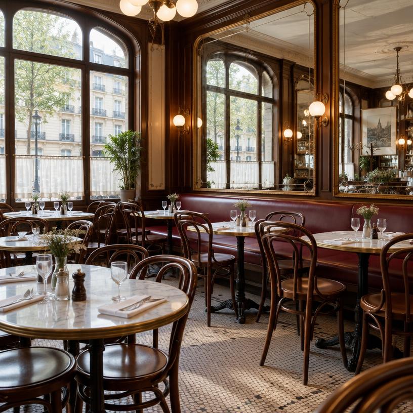 Intérieur de la brasserie du Château
